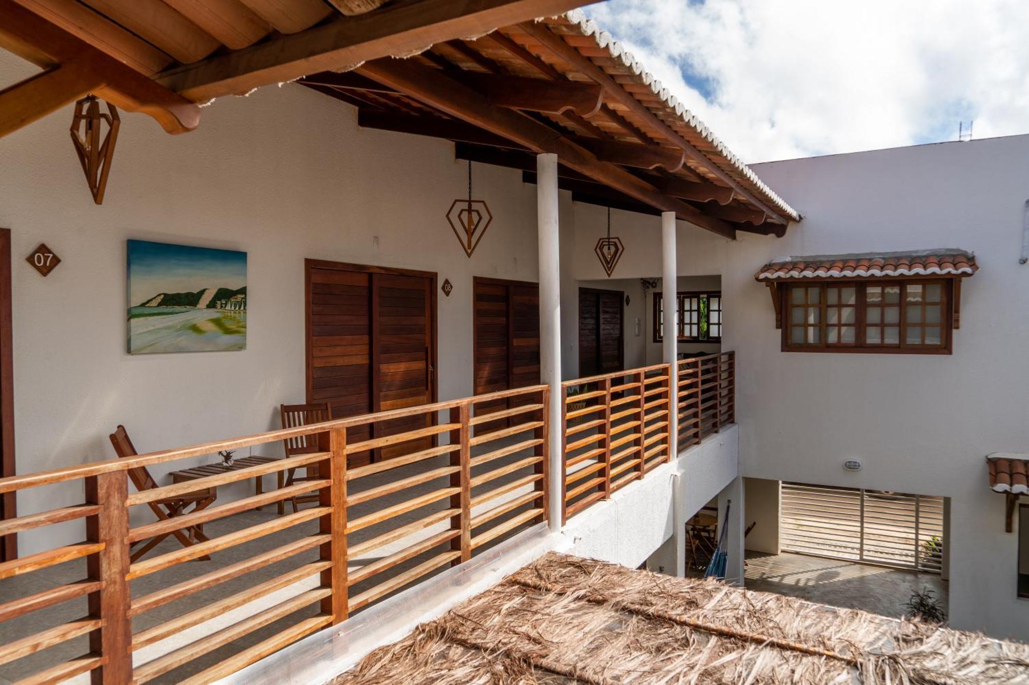 Boas Ondas Pousada Bed & Breakfast Praia de Pipa ภายนอก รูปภาพ